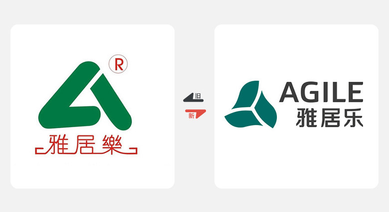 2017年上半年品牌换新LOGO，标志设计，LOGO设计，雅居乐集团LOGO