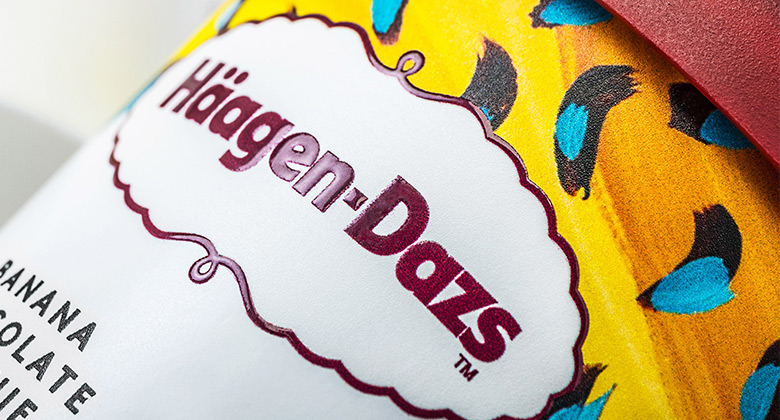 哈根达斯标志，哈根达斯LOGO，哈根达斯包装，哈根达斯品牌形象设计，冰淇淋品牌设计，雪糕品牌设计