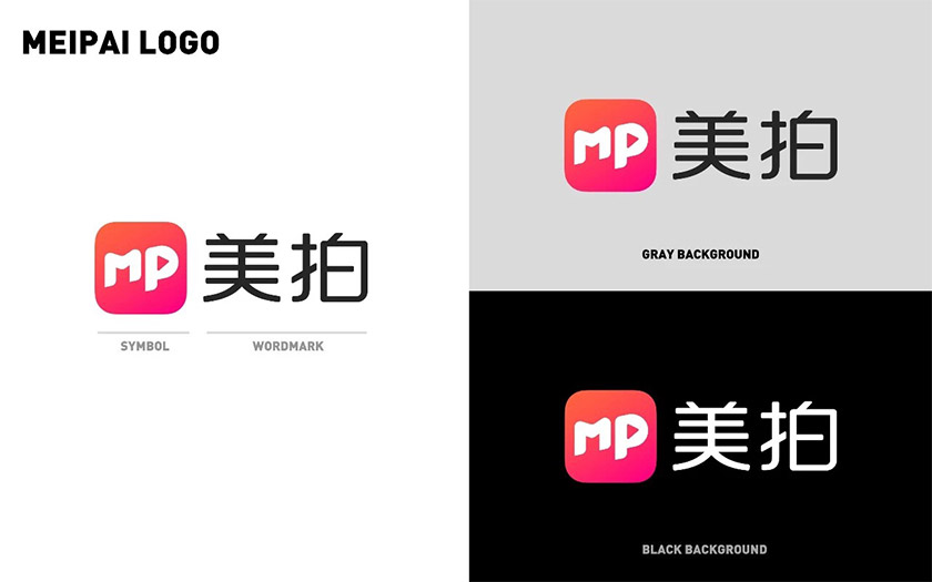 美拍标志，美拍LOGO，美拍形象设计，视频品牌设计