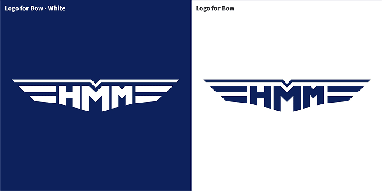 现代商船HMM标志,现代商船HMM LOGO,现代商船HMM品牌形象设计
