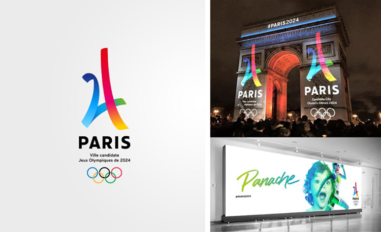 巴黎,奥运,徽标,设计, 创意
