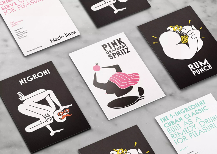 设计,品牌,酒,Black Lines,& SMITH,重塑,升级,插画