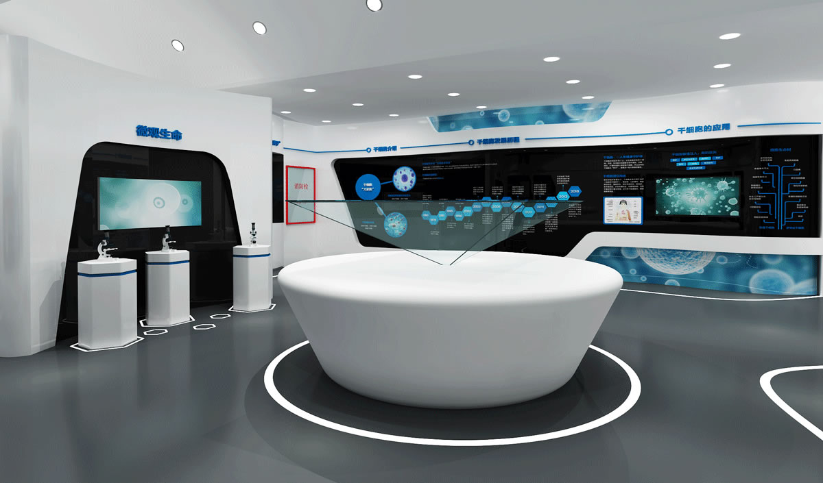 新疆佳音医院,新疆佳音干细胞库品牌形象展厅设计