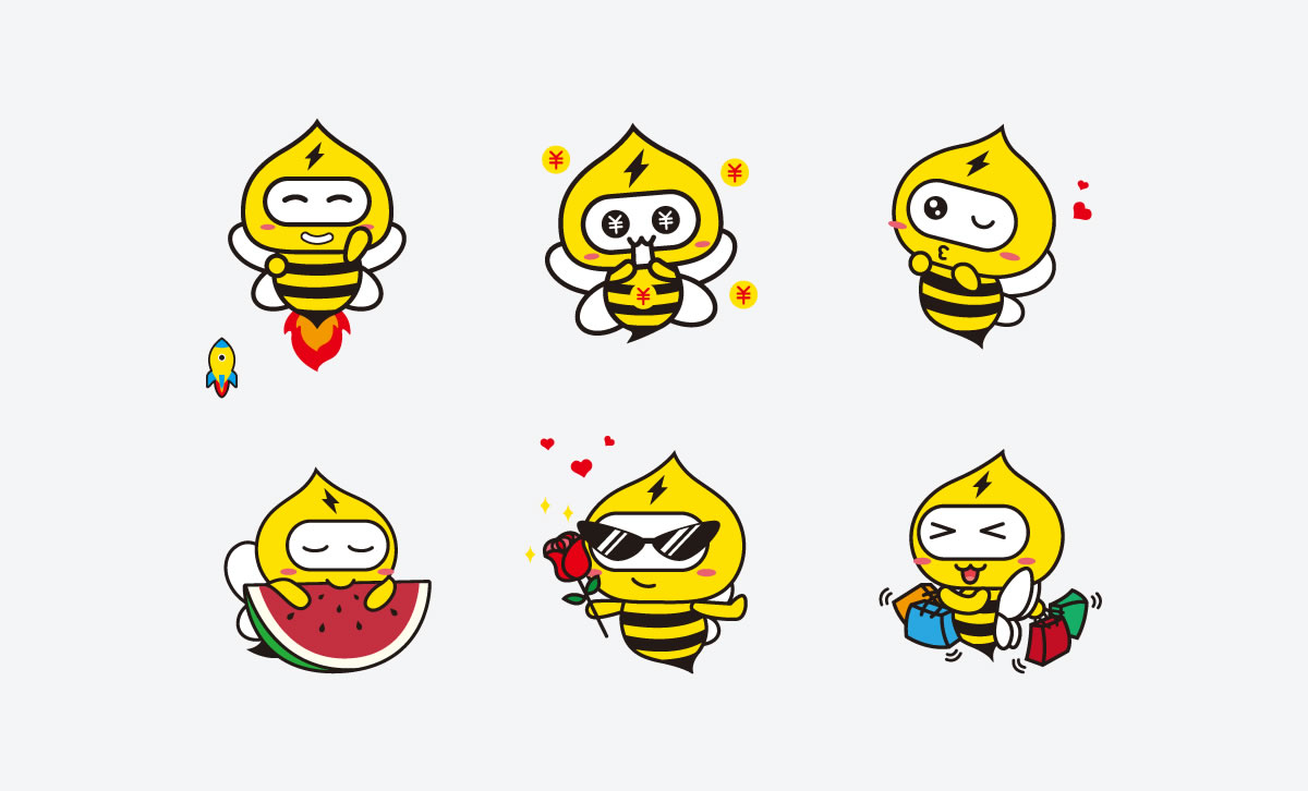 送电宝宝标志设计,送电宝宝吉祥物设计,送电宝宝品牌设计,送电宝宝卡通形象设计