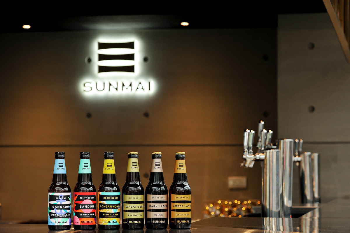 台湾精酿啤酒品牌Sunmai LOGO,台湾精酿啤酒品牌Sunmai标志,啤酒品牌设计,啤酒设计,啤酒包装设计