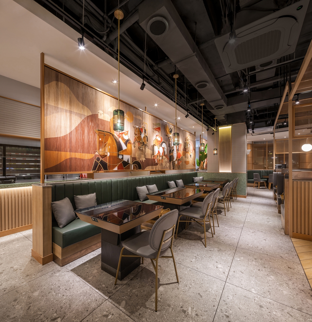 小肥羊餐厅店面设计,小肥羊餐厅空间设计,小肥羊餐厅SI设计,餐厅品牌形象设计