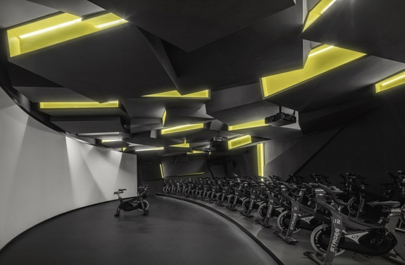 侨城至臻会所热炼健身空间设计,侨城至臻会所热炼健身SI设计,侨城至臻会所热炼健身商业空间设计