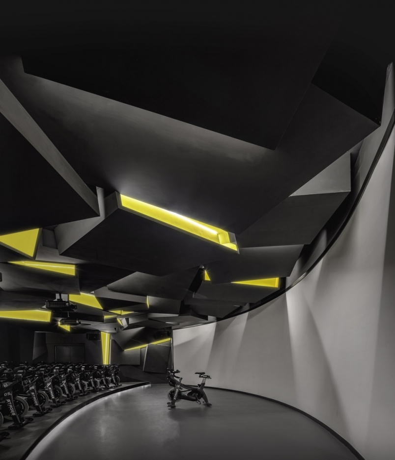 侨城至臻会所热炼健身空间设计,侨城至臻会所热炼健身SI设计,侨城至臻会所热炼健身商业空间设计