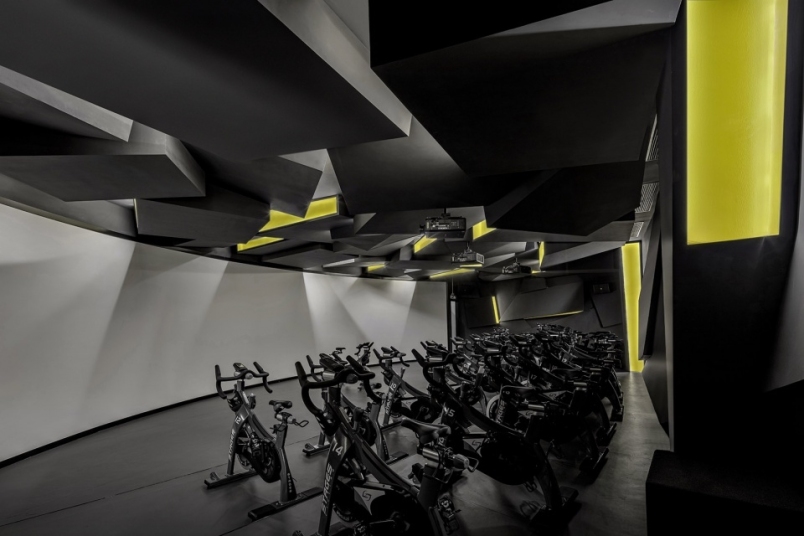 侨城至臻会所热炼健身空间设计,侨城至臻会所热炼健身SI设计,侨城至臻会所热炼健身商业空间设计