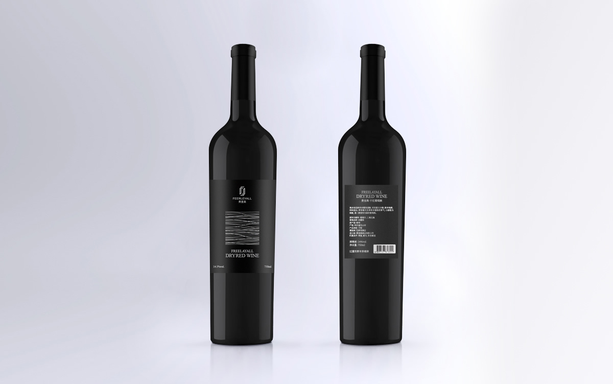 费里奥红酒品牌标志设计,费里奥红酒瓶贴设计,费里奥红酒包装设计,费里奥品牌设计,高端红酒包装设计