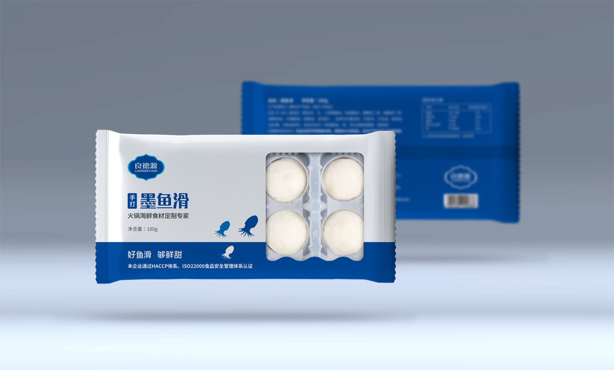 良德源虾滑品牌形象设计,良德源虾滑VI设计,良德源虾滑商标设计,海鲜品牌LOGO设计,海鲜品牌VI设计,海鲜标志设计,海鲜店面设计